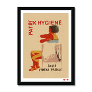 Hygiene Belongs- Clean Hair - Fine art print - Matchbox art print - Retro art print - Vintage art print - Wall art print