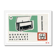 The Perfect Modern Receivers. Tesla. Bratislava - Fine art print - Matchbox art print - Retro art print - Vintage art print - Wall art print