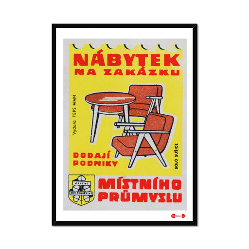 Custom Made Furniture - Fine art print - Matchbox wall art print - Retro wall art print - Vintage wall art print - Wall art print