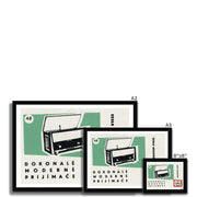 The Perfect Modern Receivers. Tesla. Bratislava - Fine art print - Matchbox art print - Retro art print - Vintage art print - Wall art print