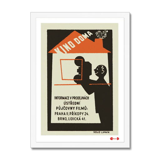 Cinema at Home - Fine art print - Matchbox wall art print - Retro wall art print - Vintage wall art print - Wall art print