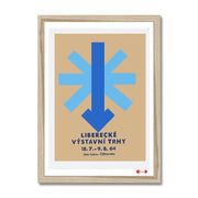 Liberecke Exhibition Markets - Fine art print - Matchbox art print - Retro art print - Vintage art print - Wall art print