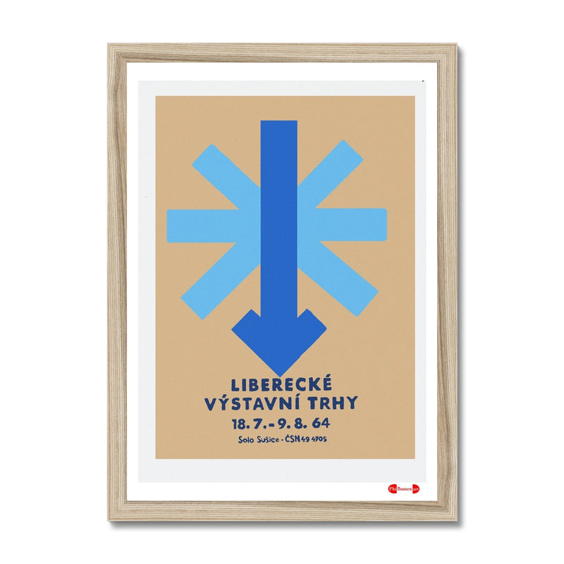 Liberecke Exhibition Markets - Fine art print - Matchbox art print - Retro art print - Vintage art print - Wall art print