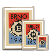 Brno 1962 Exhibition - Fine art print - Matchbox art print - Retro art print - Vintage art print - Wall art print