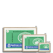 Enamel And Sheet- Metal Products. - Fine art print - Matchbox art print - Retro art print - Vintage art print - Wall art print