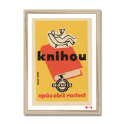 Reading Will Bring You Joy - Fine art print - Matchbox art print - Retro art print - Vintage art print - Wall art print