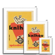 Reading Will Bring You Joy - Fine art print - Matchbox art print - Retro art print - Vintage art print - Wall art print