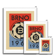 Brno 1962 Exhibition - Fine art print - Matchbox art print - Retro art print - Vintage art print - Wall art print