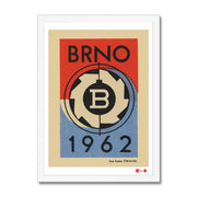 Brno 1962 Exhibition - Fine art print - Matchbox art print - Retro art print - Vintage art print - Wall art print