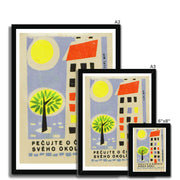 Keep Your Surroundings Clean - Fine art print - Matchbox art print - Retro art print - Vintage art print - Wall art print