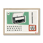 The Perfect Modern Receivers. Tesla. Bratislava - Fine art print - Matchbox art print - Retro art print - Vintage art print - Wall art print